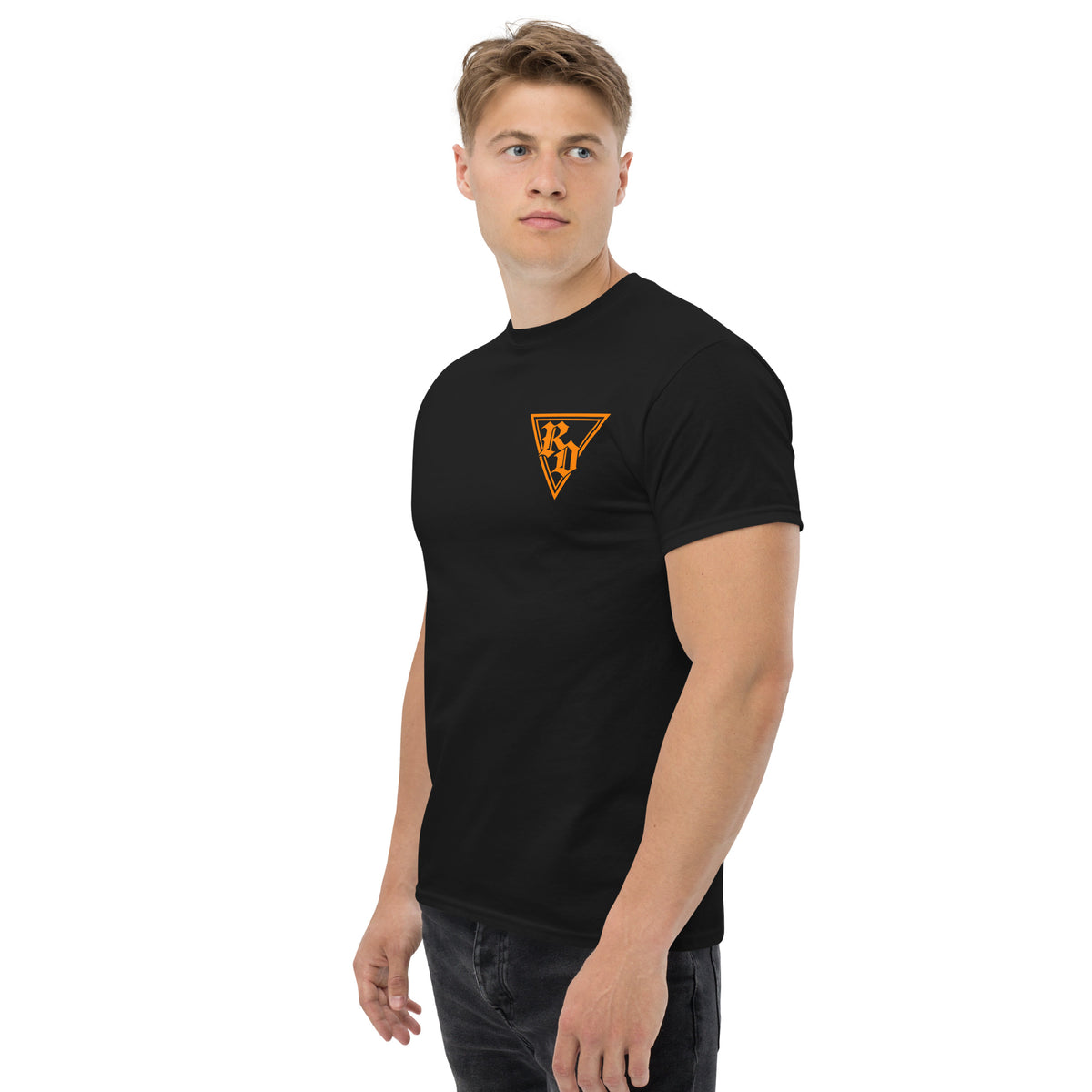Candy Dealer Halloween T-shirt by Rad Daddy Clothing in black, left front view
