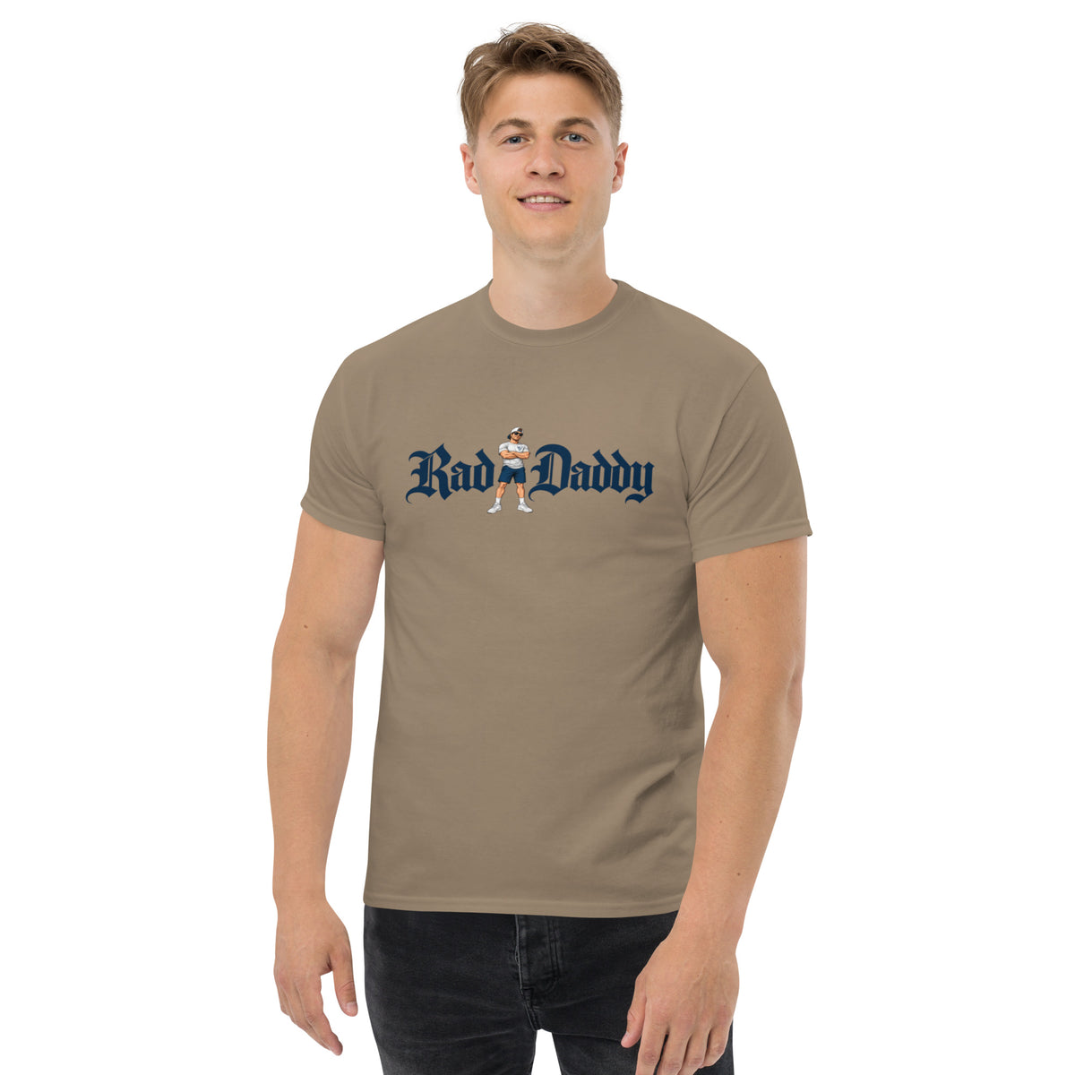 Rad Daddy Tee by Rad Daddy Clothing, front view